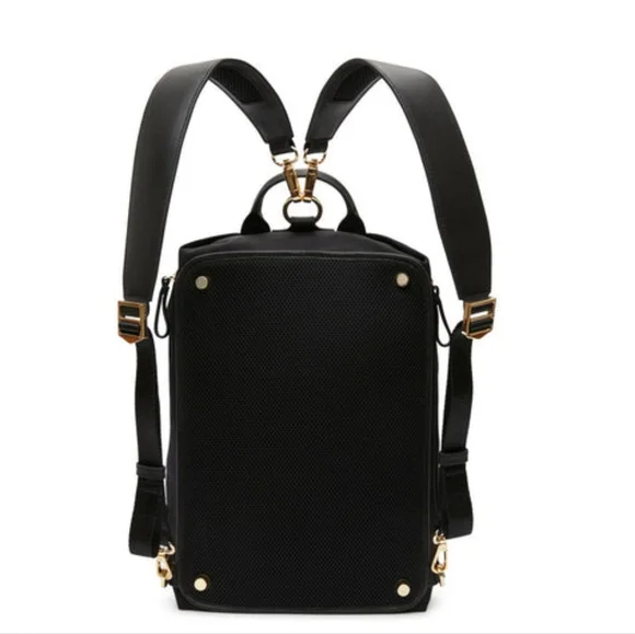 Caraa Black Backpack with Gold Accents - Picture 2 of 16